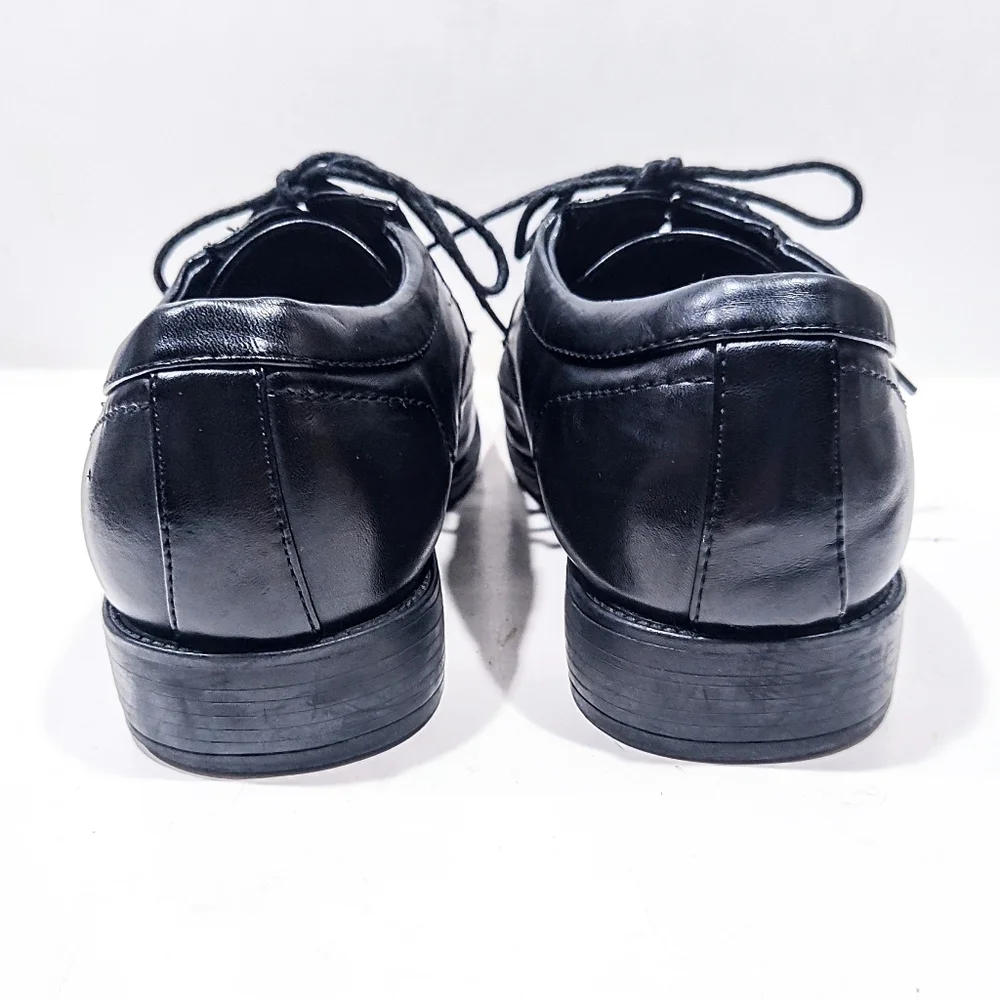 Reaction Kenneth Cole Ultra Slick Mens Size 11.5 M Black Man-made Dress Lace-Up - Picture 6 of 12